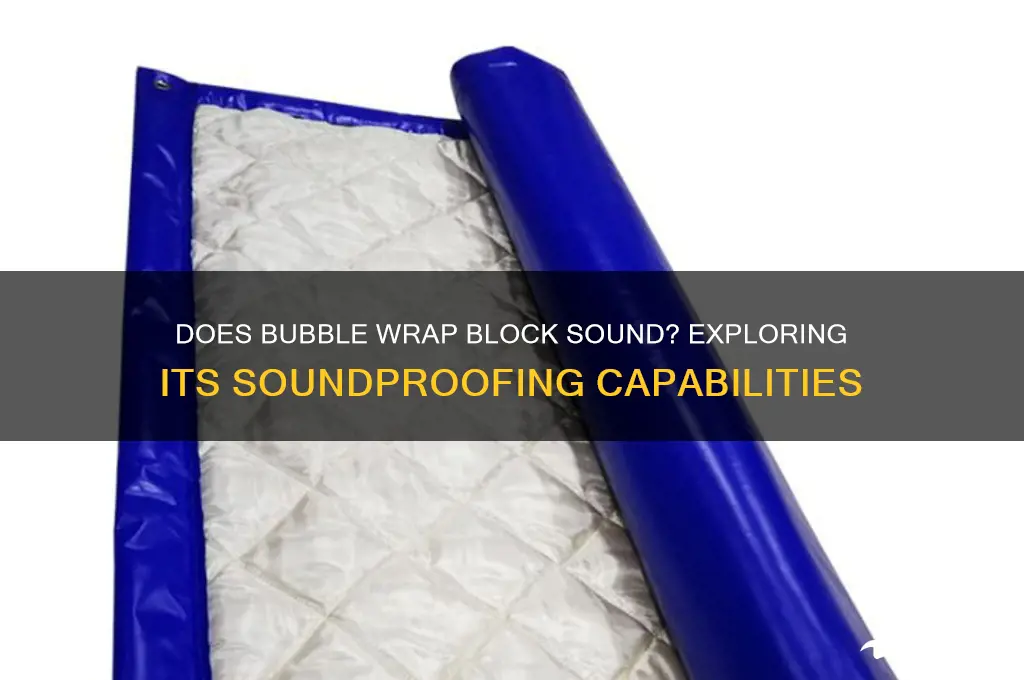 is bubble rap sound proof