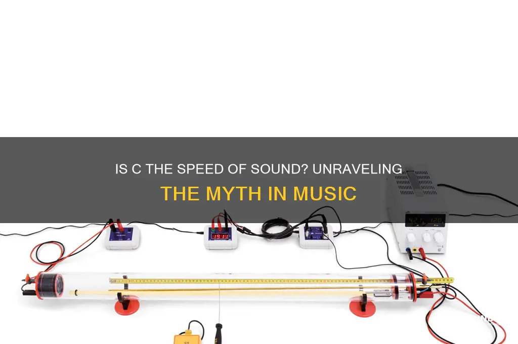 is c speed of sound