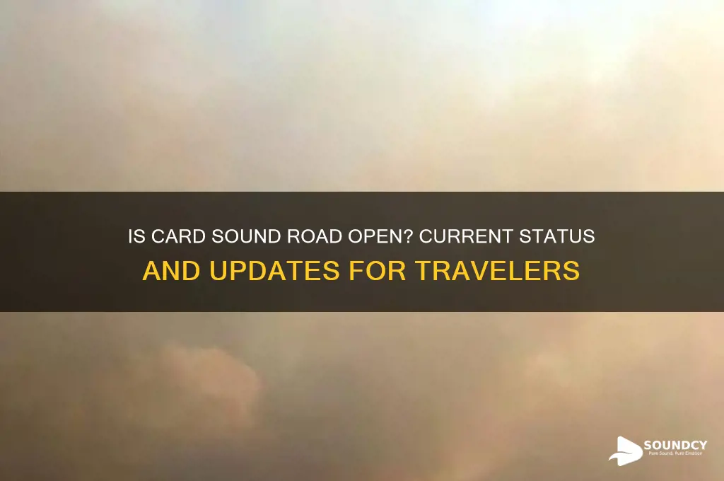 is card sound rd open