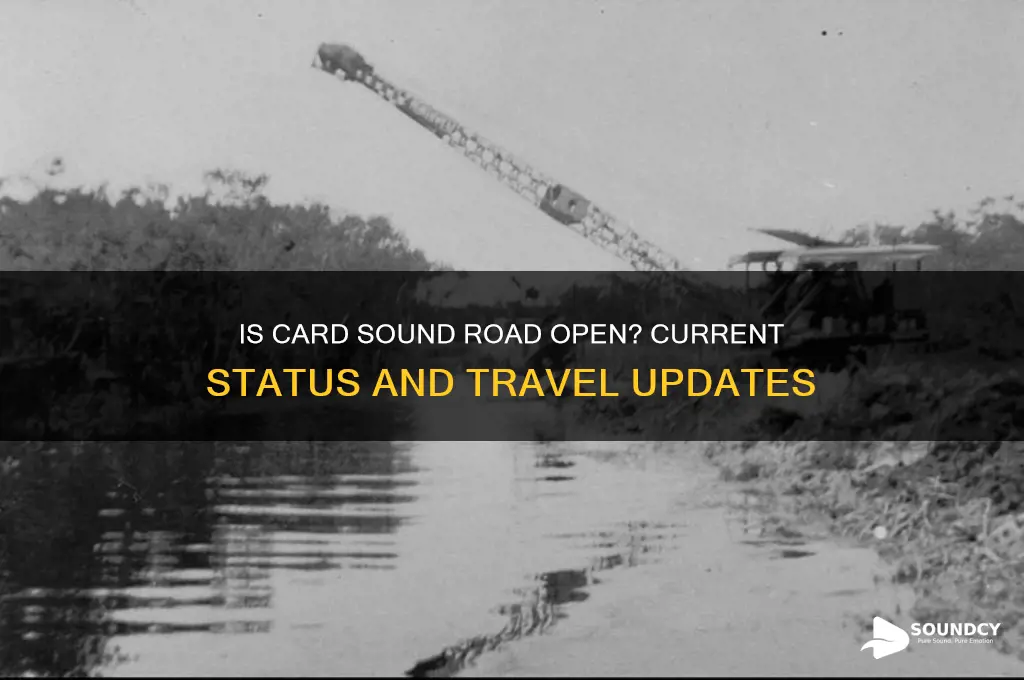 is card sound road open