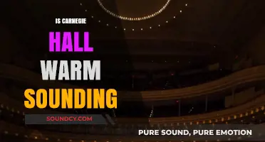 Is Carnegie Hall Warm Sounding? Exploring Its Acoustic Reputation