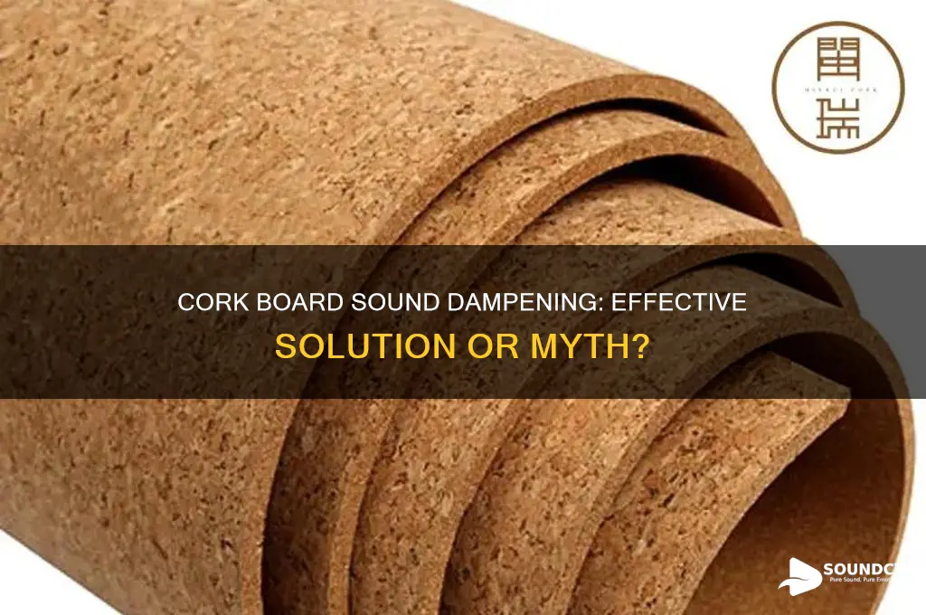 is cork board sounds dampening