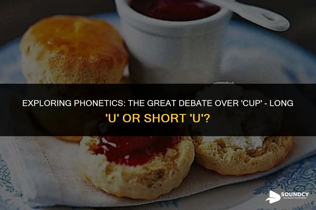 is cup a long u or short u sound