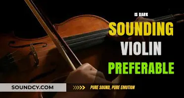 Dark-Sounding Violins: Are They Truly Superior in Classical Music?