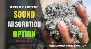 Denim vs. Cellulose: Unraveling the Best Sound Absorption Option