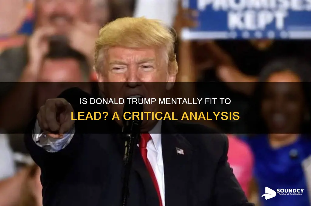 is donald trump mentally sound