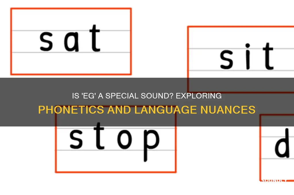 is eg a special sound