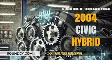 Is a Constant Ticking Sound Normal for a 2004 Civic Hybrid?