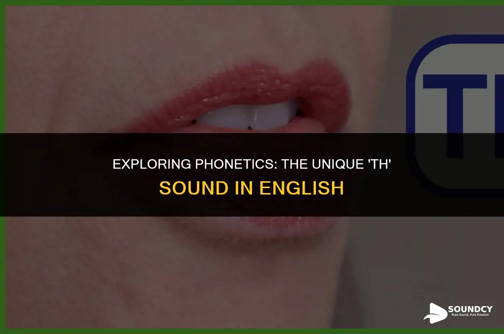 is english the only language with the th sound