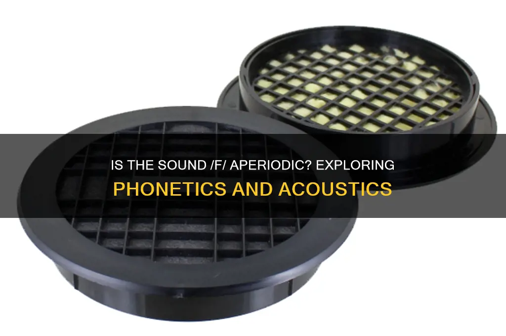 is f an aperiodic sound