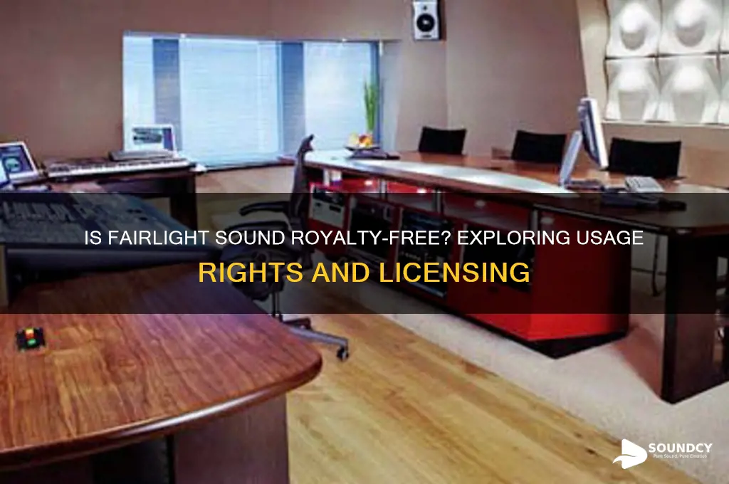 is fairlight sound royalty free