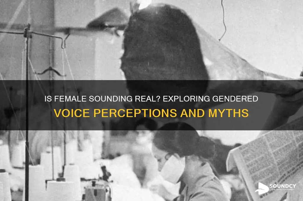is female sounding a thing