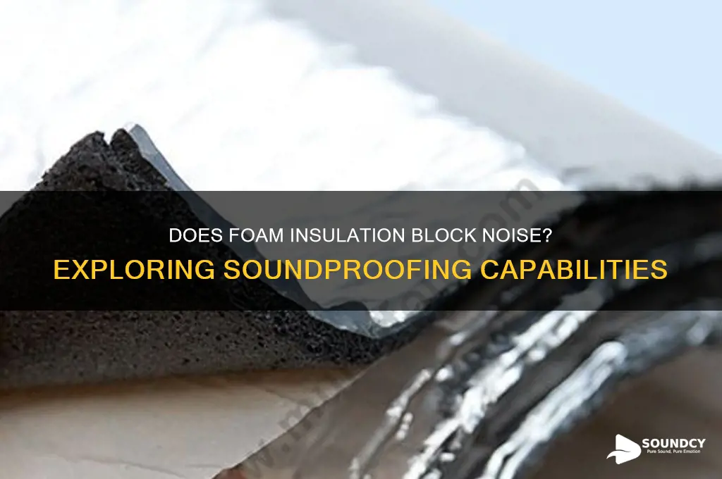 is foam insulation sound proof
