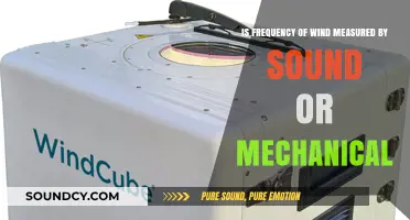 Wind Frequency: Sound Waves vs. Mechanical Measurements