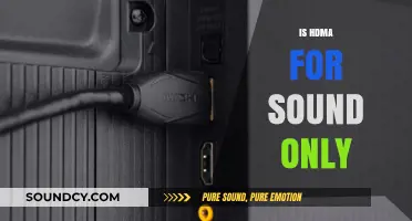 HDMI for Sound Only: Exploring Audio-Only Capabilities and Uses