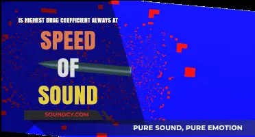 Exploring Aerodynamics: Does the Highest Drag Coefficient Occur at the Speed of Sound?