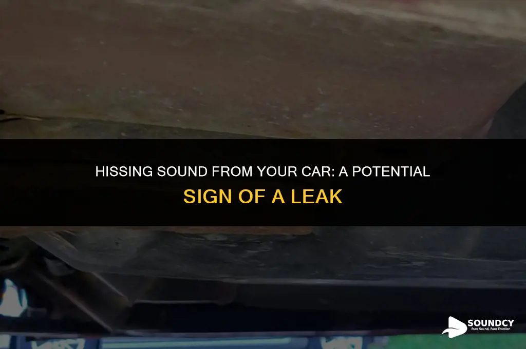 is hissing sound from car a sign of leaking