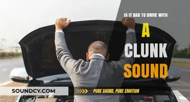 Should You Be Concerned About That Clunk Sound While Driving?