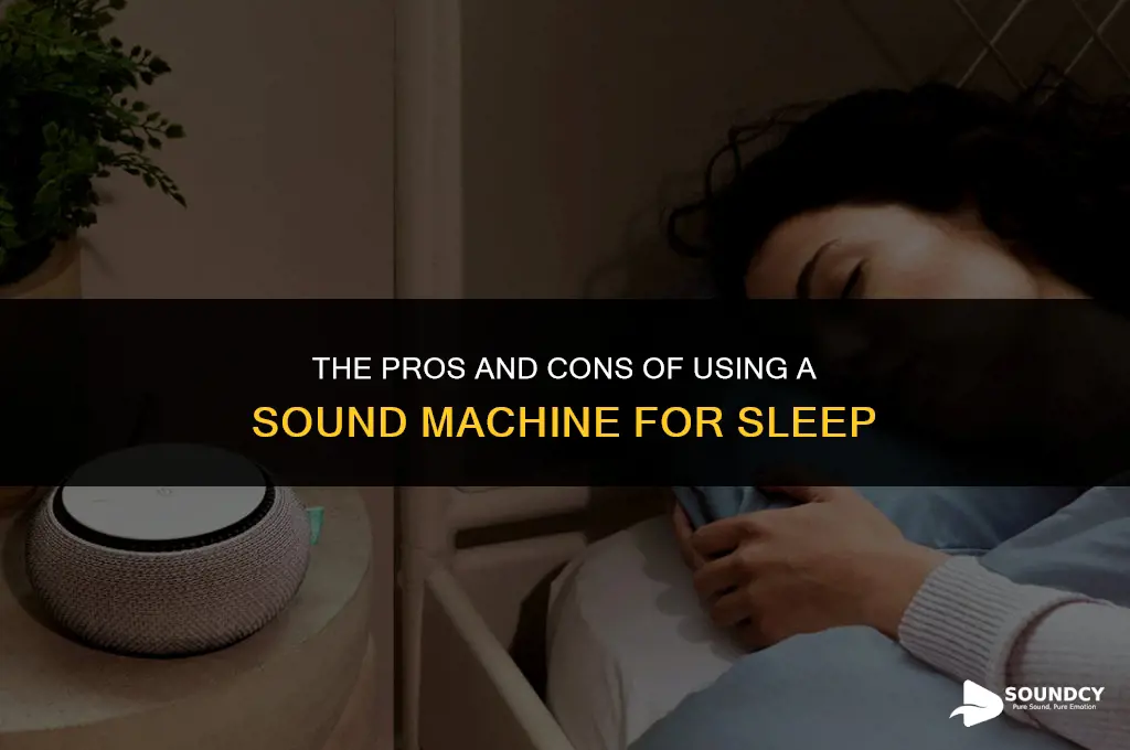 is it bad to sleep with a sound machine