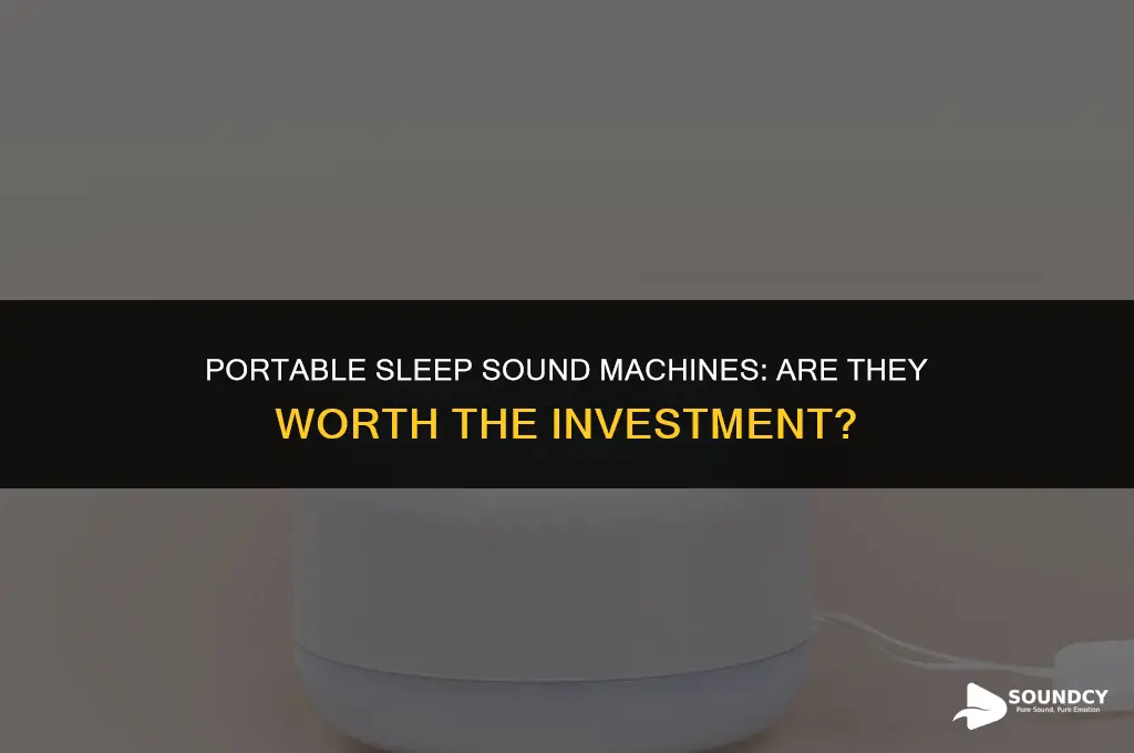 is it best sleep sound machine that is portable