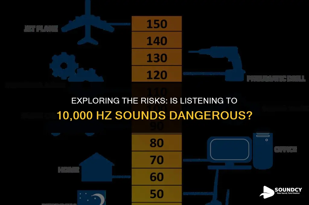 is it dangerous to listen to sounds at 10000hz