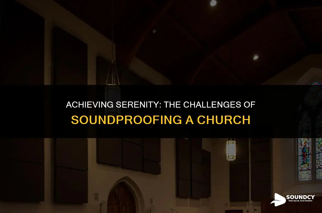 is it hard to make a church sound proof