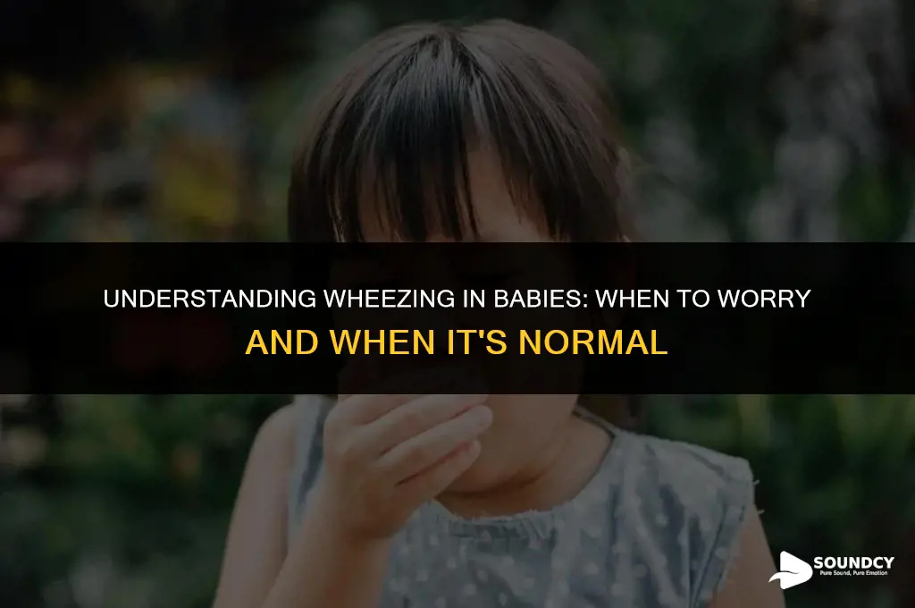 is it normal for my baby to sound wheezy