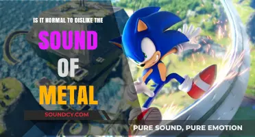 Exploring Sonic Sensitivities: Is Disliking Metal Sounds Normal?