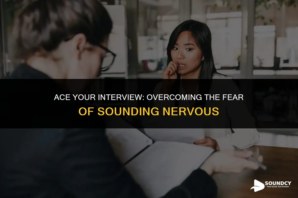 is it normal to sound nervous in an interview