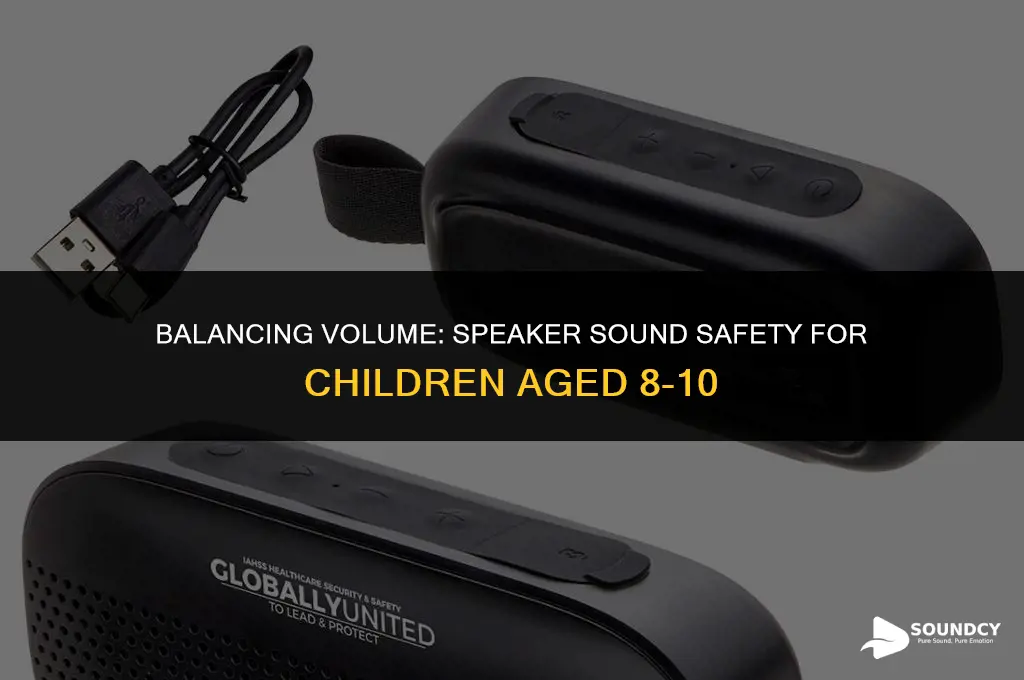 is it ok to have speaker sound near kids