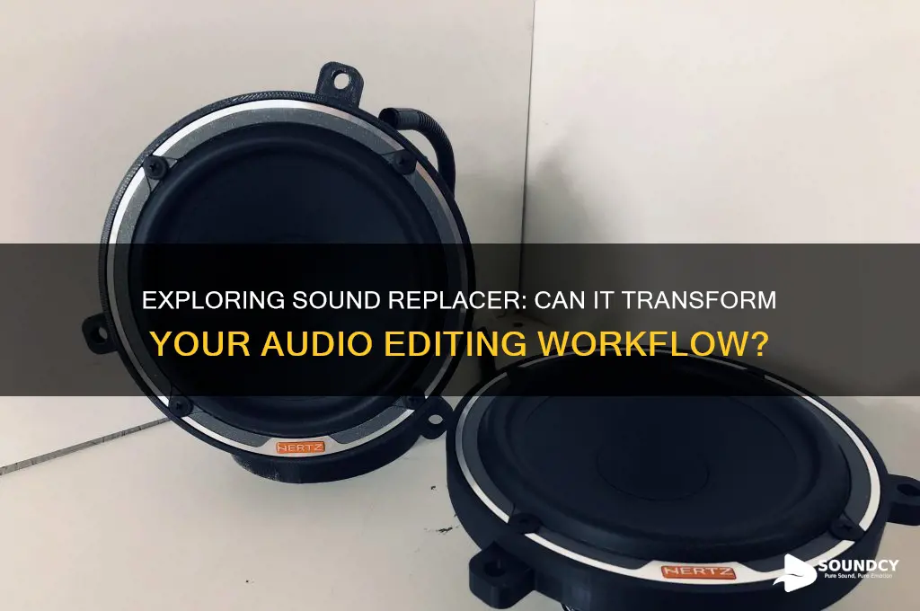 is it possible sound replacer