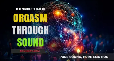 Exploring Sonic Arousal: Can Sound Alone Induce Orgasm?