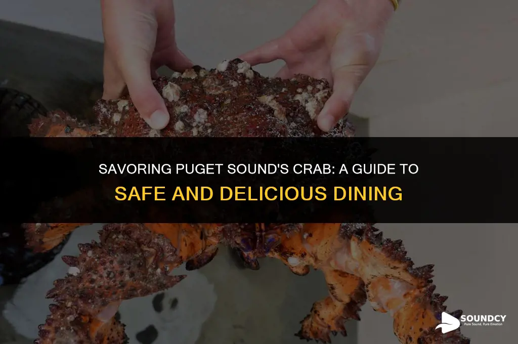 is it safe to eat crab from puget sound
