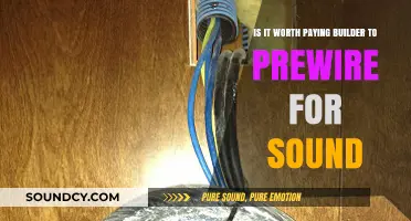 Is It Worth Paying a Builder to Prewire for Sound?