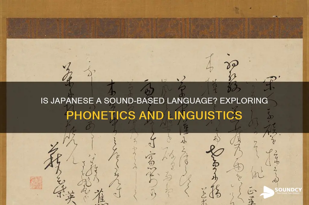 is japanese a sound language