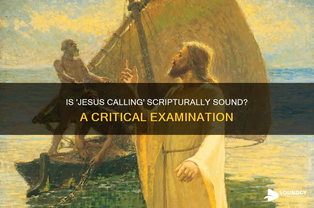 is jesus calling scripture sound