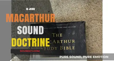 Is John MacArthur's Teaching Sound Doctrine? A Critical Analysis