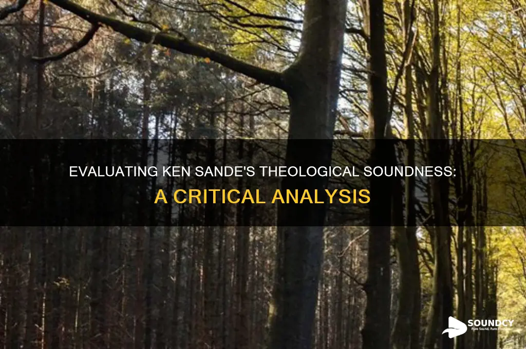 is ken sande theologically sound