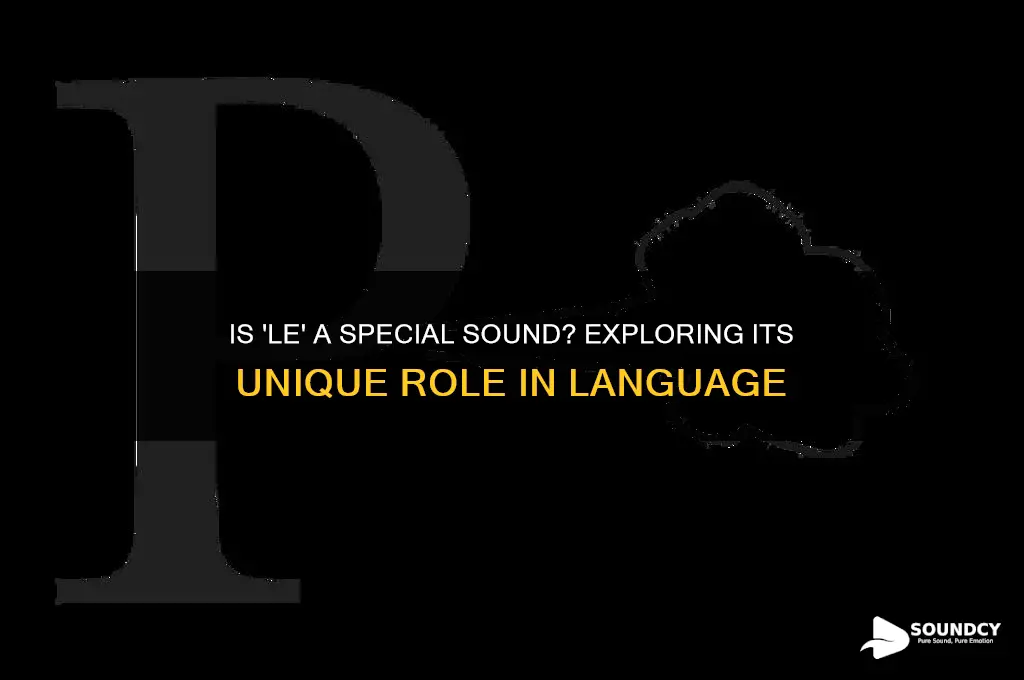 is le a special sound