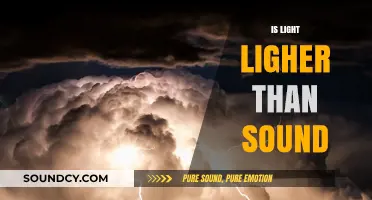 Is Light Lighter Than Sound? Unraveling the Speed and Weight Debate