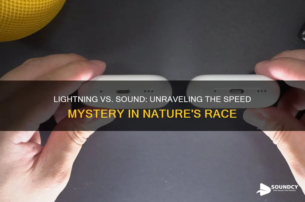 is lightning faster than sound