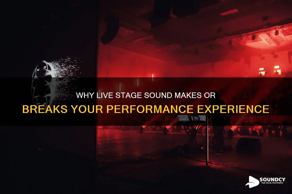 is live stage sound important