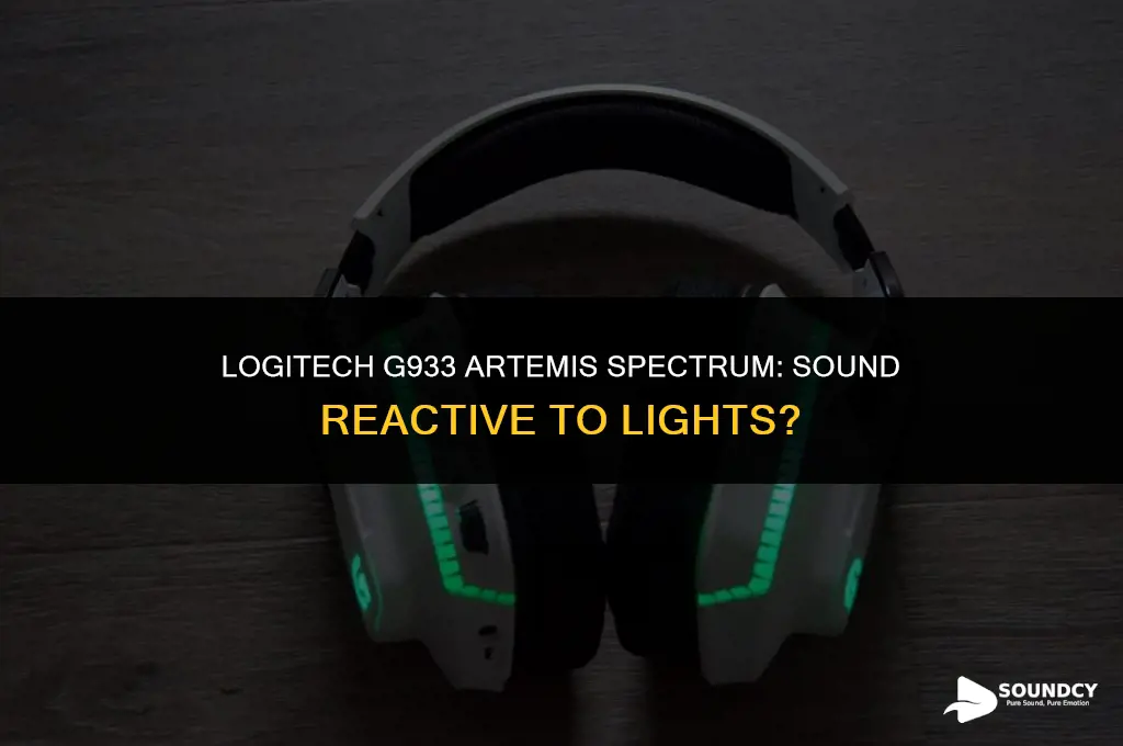 is logitech g933 artemis spectrum sound reactive to lights