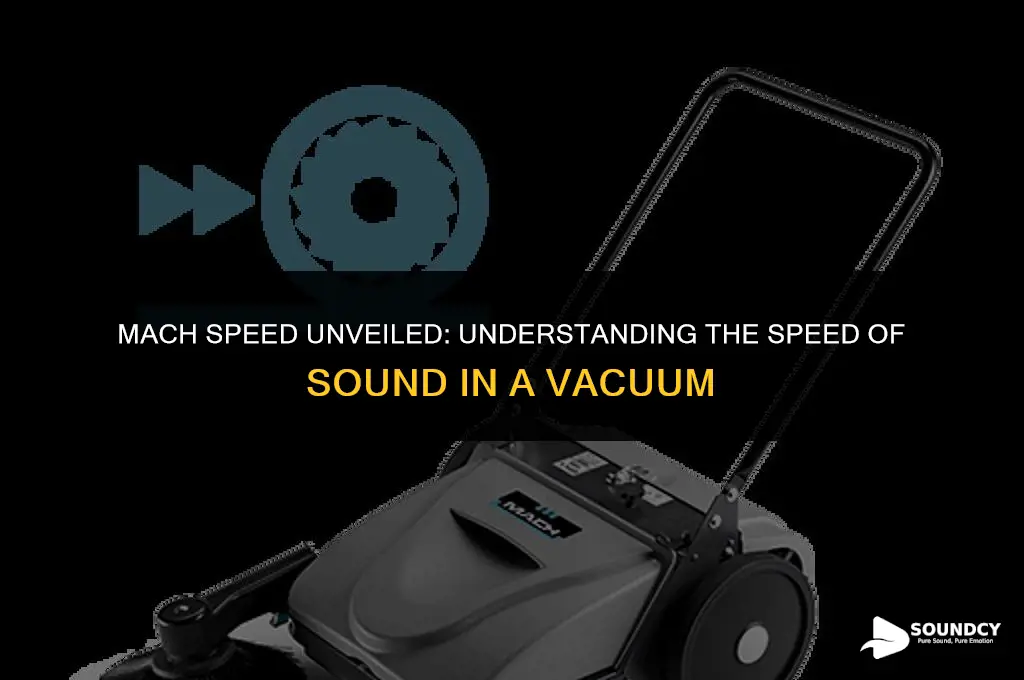 is mach the speed of sound in a vacuum