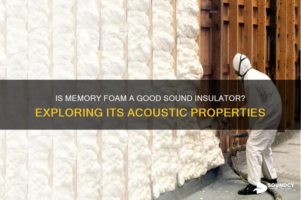 is memory fgood sound inuslator