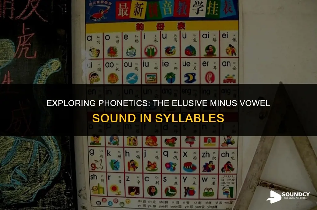 is minus a long vowel sound in first syllable