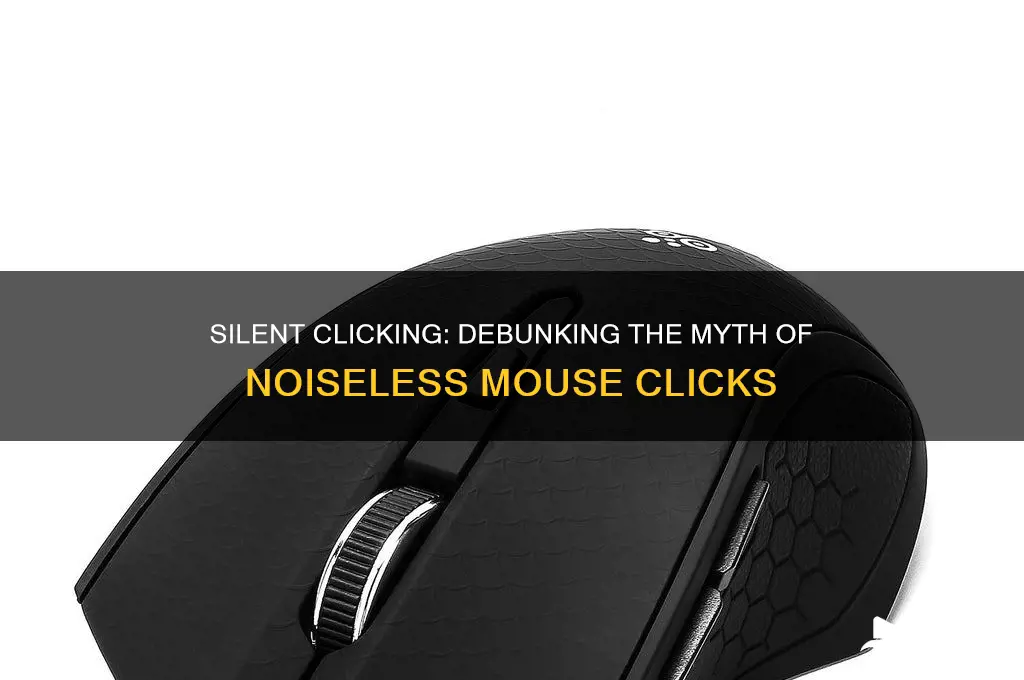 is mouse silent clicking sound