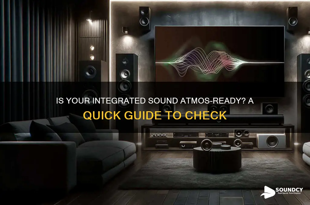is my intergrated sound atmos