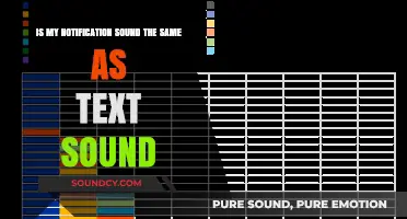 Exploring the Similarities: Notification and Text Sounds Compared