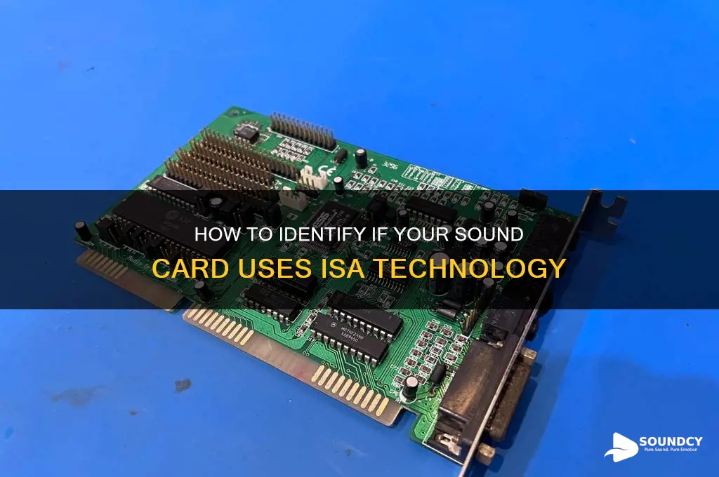 is my sound card isa